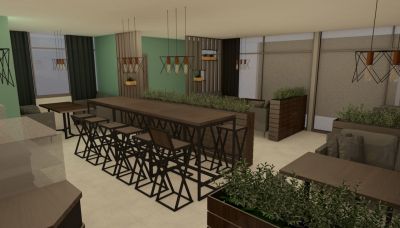 Барний стіл з стільцями V1