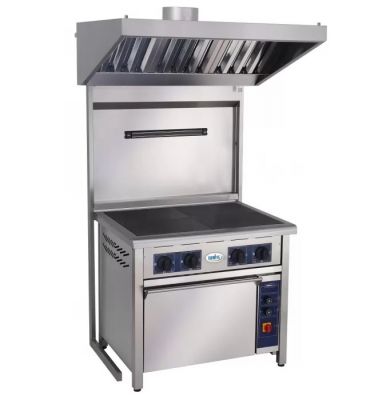 Електрична чотирьох конфоркова плита з жарочною шафою Кий-В ПЕД-4