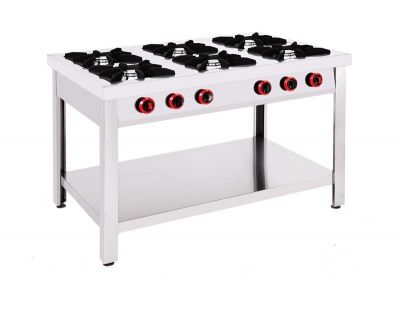 Газова шестиконфоркова плита Кий-В ПГ-6-П під природний газ