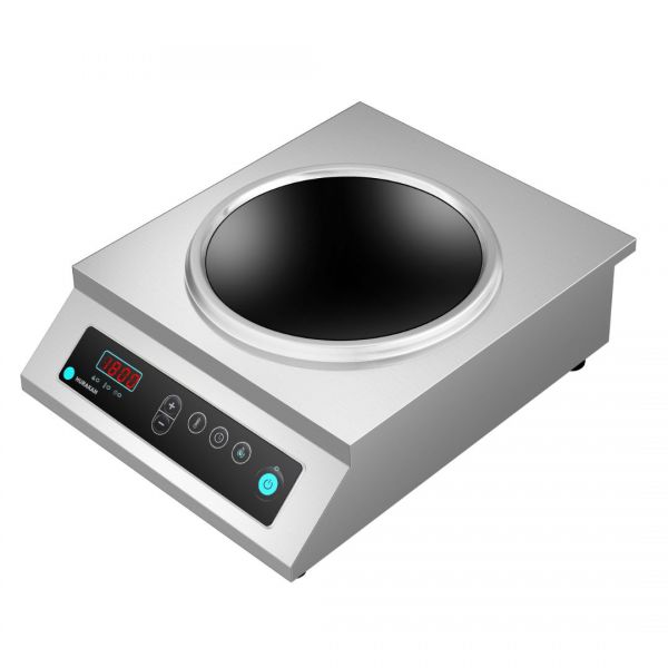 Плита індукційна вок Hurakan HKN-ICW35M WOK з механічним управлінням, 3500w