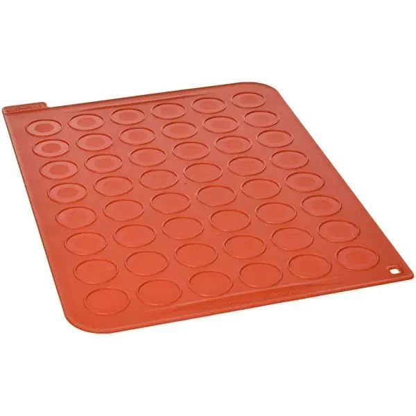Силіконовий килимок для макаронс 30х40 см, 24 шт Silikomart