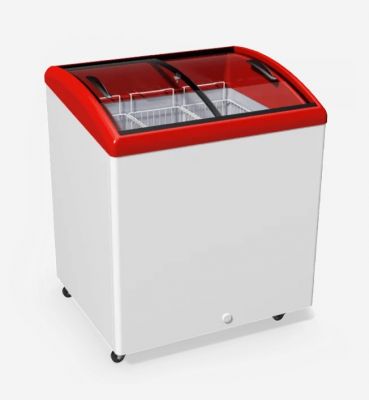 Морозильна скриня M200S з гнутим склом