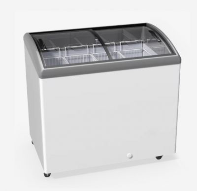 Морозильна скриня M300S з гнутим склом