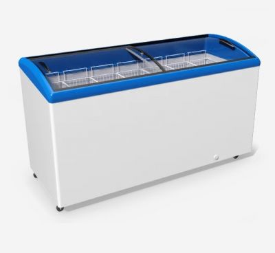 Морозильна скриня M600S з гнутим склом