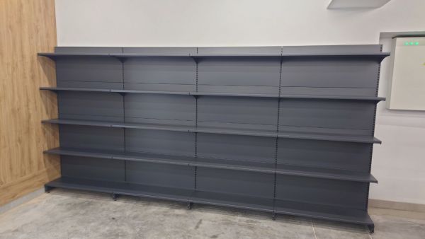 Стелаж пристінний 1930х1000х400 мм (основа + 4 полиці), приставний