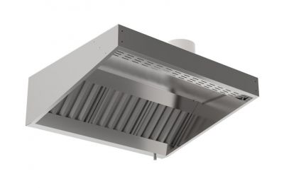 Зонт припливно-витяжний пристінний з фільтром