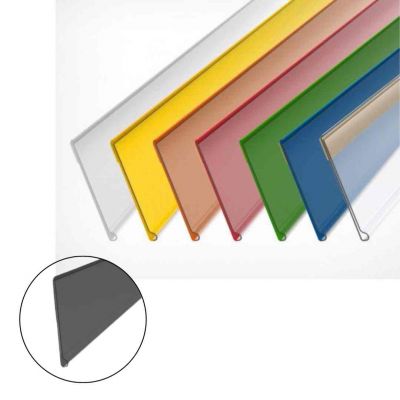 DBR39 цінникотримач поличковий самоклеючий сірий 39мм DBR39 цінникотримач поличковий самоклеючий сірий 39мм