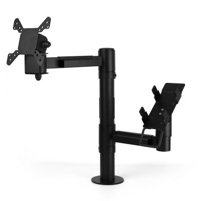 Ергономічна касова стійка з кронштейном для монітора V5