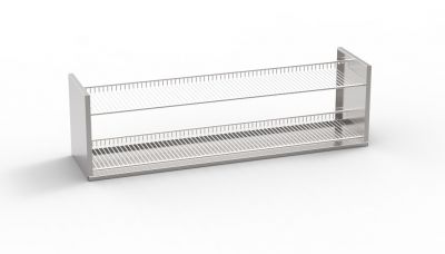 Полиця-сушка навісна для посуду склянки/склянки 600мм Полиця-сушка навісна для посуду склянки/склянки 600мм