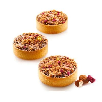 Набір форм для тарталеток 8 шт (d 70 мм) Silikomart