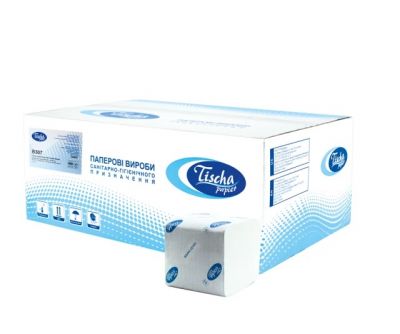 Туалетний папір у пачці BASIC одношаровий, білий Туалетний папір у пачці BASIC одношаровий, білий