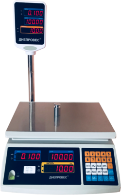 Ваги електронні торговельні ВТД-15-ЕД СВ