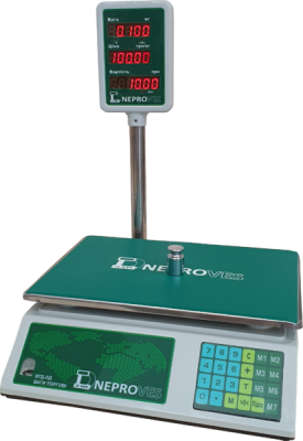 Ваги електронні торговельні ВТД-6-ЛД