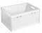Пластиковий ящик суцільний 600х400х300мм білий