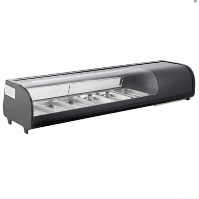 Вітрина холодильна для суші Hurakan HKN-VRS52L чорна